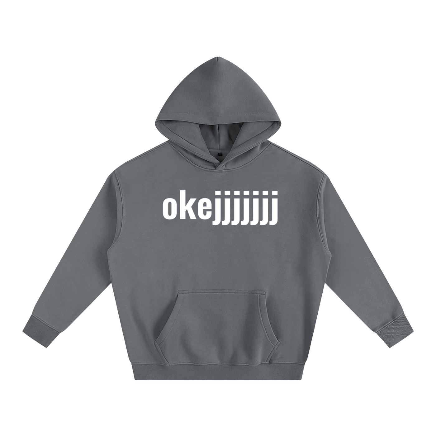 "okejjjjjjj" fleece hoodie